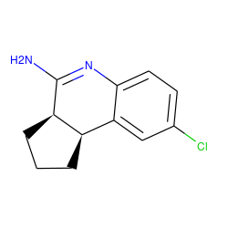 NC1=Nc2ccc(Cl)cc2[C@H]2CCC[C@@H]12 ZINC000013490265