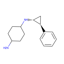 NC1CCC(N[C@@H]2C[C@H]2c2ccccc2)CC1 ZINC000094088493