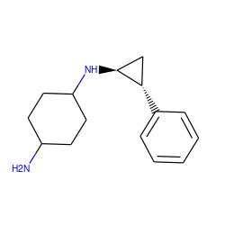 NC1CCC(N[C@H]2C[C@@H]2c2ccccc2)CC1 ZINC000094088492