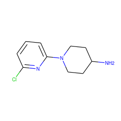 NC1CCN(c2cccc(Cl)n2)CC1 ZINC000002383344