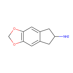 NC1Cc2cc3c(cc2C1)OCO3 ZINC000006091496