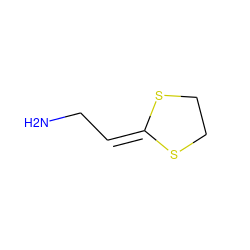 NCC=C1SCCS1 ZINC000001482680