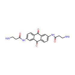 NCCC(=O)Nc1ccc2c(c1)C(=O)c1ccc(NC(=O)CCN)cc1C2=O ZINC000029059988