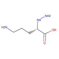 NCCC[C@H](NN)C(=O)O ZINC000019168351