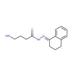 NCCCC(=O)N/N=C1\CCCc2ccccc21 ZINC000103195534