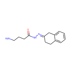 NCCCC(=O)N/N=C1\CCc2ccccc2C1 ZINC000103186985