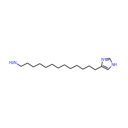 NCCCCCCCCCCCCCc1c[nH]cn1 ZINC000013531699