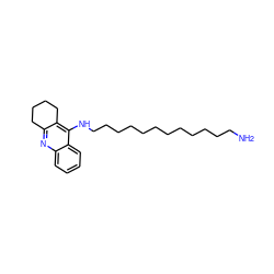 NCCCCCCCCCCCCNc1c2c(nc3ccccc13)CCCC2 ZINC000013801233