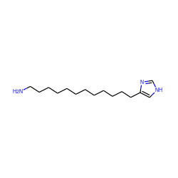 NCCCCCCCCCCCCc1c[nH]cn1 ZINC000013531696