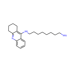 NCCCCCCCCNc1c2c(nc3ccccc13)CCCC2 ZINC000012504440