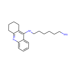 NCCCCCCNc1c2c(nc3ccccc13)CCCC2 ZINC000035994946