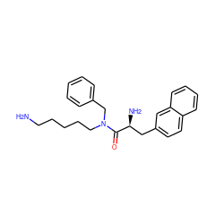 NCCCCCN(Cc1ccccc1)C(=O)[C@@H](N)Cc1ccc2ccccc2c1 ZINC000028825928