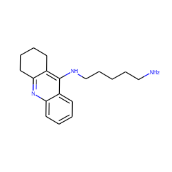 NCCCCCNc1c2c(nc3ccccc13)CCCC2 ZINC000029047176