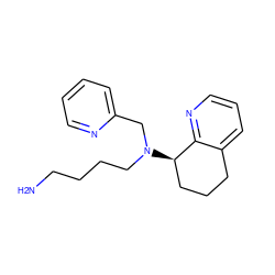 NCCCCN(Cc1ccccn1)[C@@H]1CCCc2cccnc21 ZINC000049114386