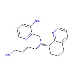 NCCCCN(Cc1ncccc1N)[C@H]1CCCc2cccnc21 ZINC000066075537