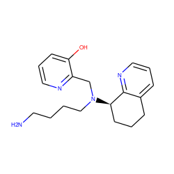 NCCCCN(Cc1ncccc1O)[C@@H]1CCCc2cccnc21 ZINC000066073665