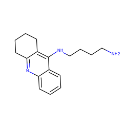 NCCCCNc1c2c(nc3ccccc13)CCCC2 ZINC000029047173