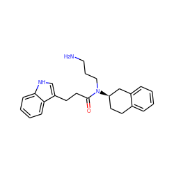 NCCCN(C(=O)CCc1c[nH]c2ccccc12)[C@@H]1CCc2ccccc2C1 ZINC000028825860