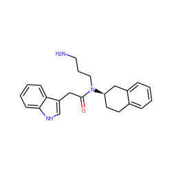 NCCCN(C(=O)Cc1c[nH]c2ccccc12)[C@@H]1CCc2ccccc2C1 ZINC000028825856