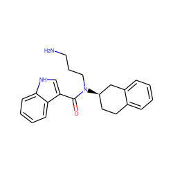 NCCCN(C(=O)c1c[nH]c2ccccc12)[C@@H]1CCc2ccccc2C1 ZINC000028825852