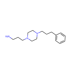 NCCCN1CCN(CCCc2ccccc2)CC1 ZINC000019852842