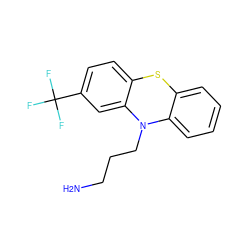 NCCCN1c2ccccc2Sc2ccc(C(F)(F)F)cc21 ZINC000066114463