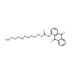 NCCCNCCCCNCC(=O)Nc1cccc2c1C(=O)c1ccccc1C2=O ZINC000169331704