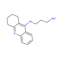 NCCCNc1c2c(nc3ccccc13)CCCC2 ZINC000029047185