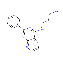 NCCCNc1nc(-c2ccccc2)cc2ncccc12 ZINC000013489154