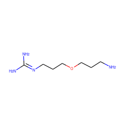 NCCCOCCCN=C(N)N ZINC000013742478