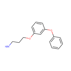 NCCCOc1cccc(Oc2ccccc2)c1 ZINC000028654097