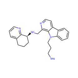 NCCCn1c2ccccc2c2ccnc(CN[C@H]3CCCc4cccnc43)c21 ZINC000200692633