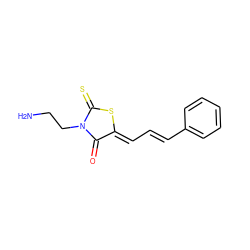 NCCN1C(=O)/C(=C/C=C/c2ccccc2)SC1=S ZINC000473179419