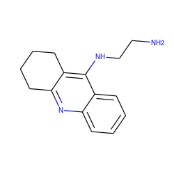 NCCNc1c2c(nc3ccccc13)CCCC2 ZINC000029047182