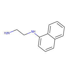 NCCNc1cccc2ccccc12 ZINC000001700217