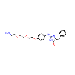 NCCOCCOCCOc1ccc(NC2=N/C(=C\c3ccccc3)C(=O)N2)cc1 ZINC000103243370