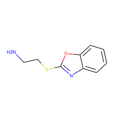 NCCSc1nc2ccccc2o1 ZINC000006584354