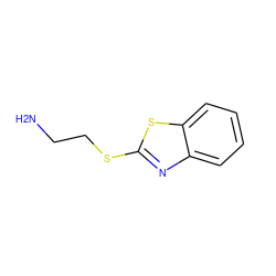 NCCSc1nc2ccccc2s1 ZINC000001707257