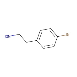 NCCc1ccc(Br)cc1 ZINC000000406936