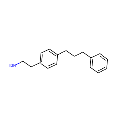 NCCc1ccc(CCCc2ccccc2)cc1 ZINC000013809624