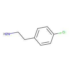 NCCc1ccc(Cl)cc1 ZINC000000404332