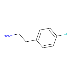 NCCc1ccc(F)cc1 ZINC000000389721