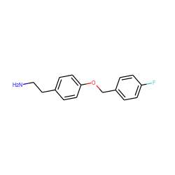 NCCc1ccc(OCc2ccc(F)cc2)cc1 ZINC000011803571