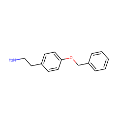 NCCc1ccc(OCc2ccccc2)cc1 ZINC000003639046