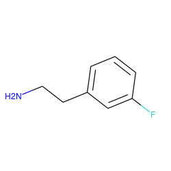 NCCc1cccc(F)c1 ZINC000000389670