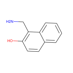 NCc1c(O)ccc2ccccc12 ZINC000001679777