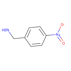 NCc1ccc([N+](=O)[O-])cc1 ZINC000001703646