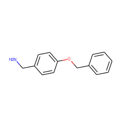 NCc1ccc(OCc2ccccc2)cc1 ZINC000002524597