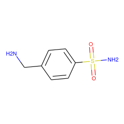 NCc1ccc(S(N)(=O)=O)cc1 ZINC000000001644