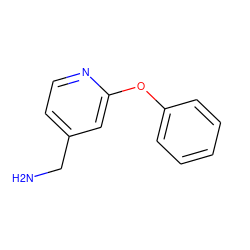 NCc1ccnc(Oc2ccccc2)c1 ZINC000022174930